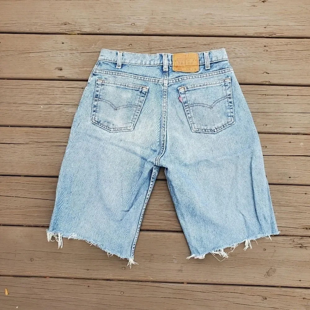 Vintage 90s y2k High Waisted Dad‎ Cut Off Cutoffs Jean Shorts Jorts Men's 31